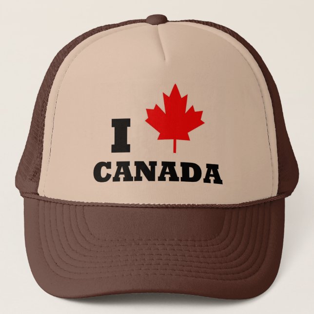 Boné Eu amo Canadá (Frente)