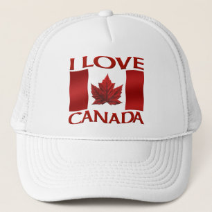 Boné Eu Amo Canadá Bandeira Caminhoneira Hata Canadá 