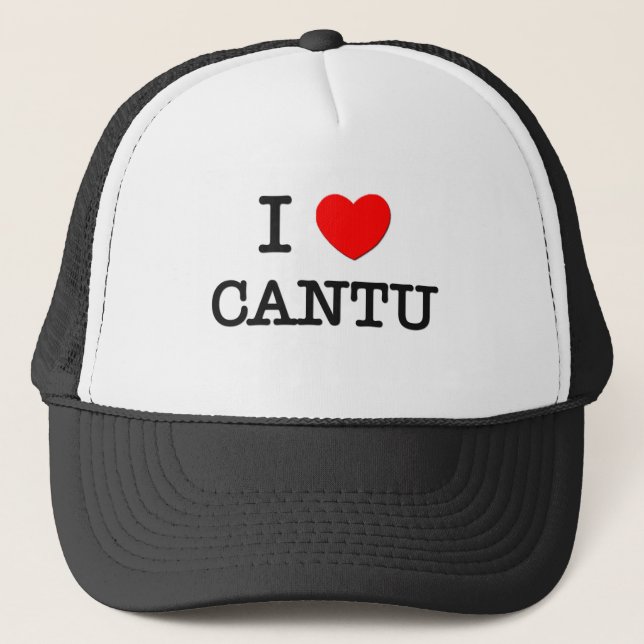 Boné Eu amo Cantu (Frente)