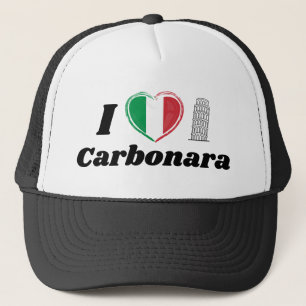 Boné Eu Amo Carbonara - Carbonara - Bandeira Italiana