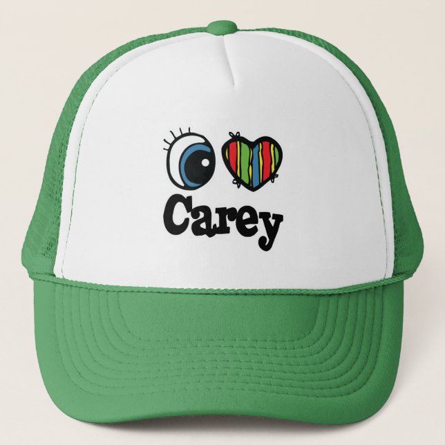 Boné Eu amo Carey (Frente)