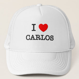 Boné Eu amo Carlos