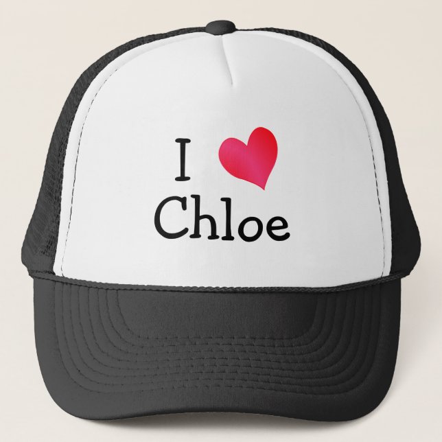 Boné Eu Amo Chloe (Frente)