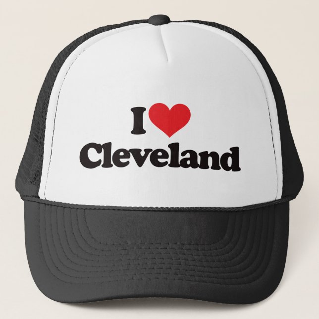 Boné Eu amo Cleveland (Frente)