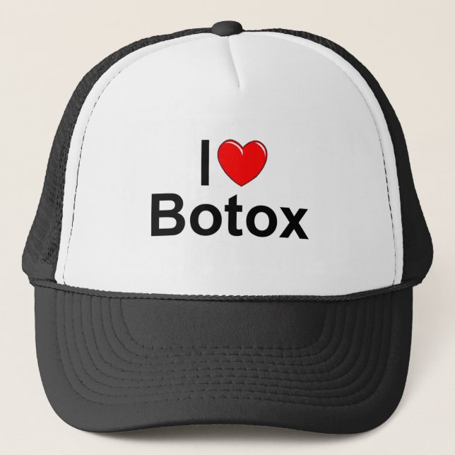Boné Eu amo (coração) Botox (Frente)