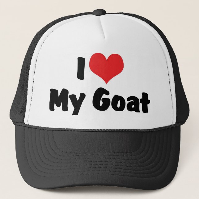 Boné Eu Amo Coração Meu Cabra (Frente)