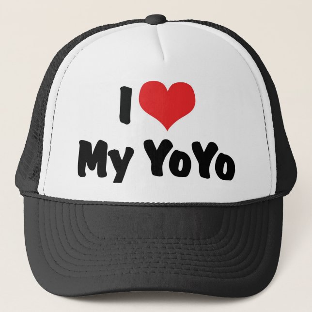Boné Eu Amo Coração Meu YoYo (Frente)