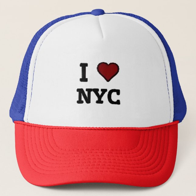Boné Eu Amo coração NYC (Frente)