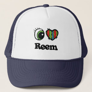 Boné Eu Amo (Coração) Reem