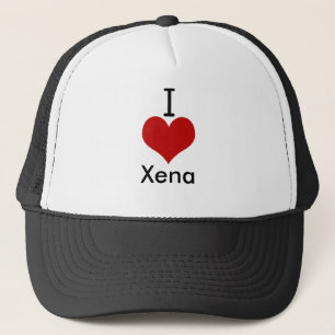 Boné Eu amo (coração) Xena