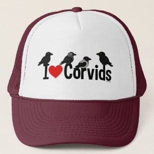 Boné Eu amo Corvids