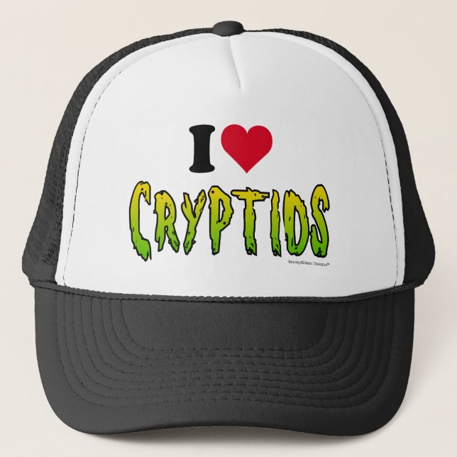 Boné Eu amo Cryptids (Frente)