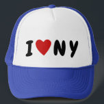 Boné Eu amo D C | texto personalizado coração NY Nova I<br><div class="desc">Este Boné pode ser personalizado em qualquer lugar. L A ou Item,  ou seja,  C U P ou Pessoa ie. M O M ou bonito muito do que você ama e parece legal.</div>