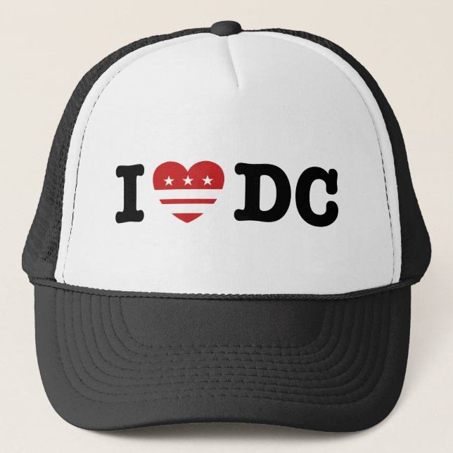 Boné Eu amo DC (Frente)