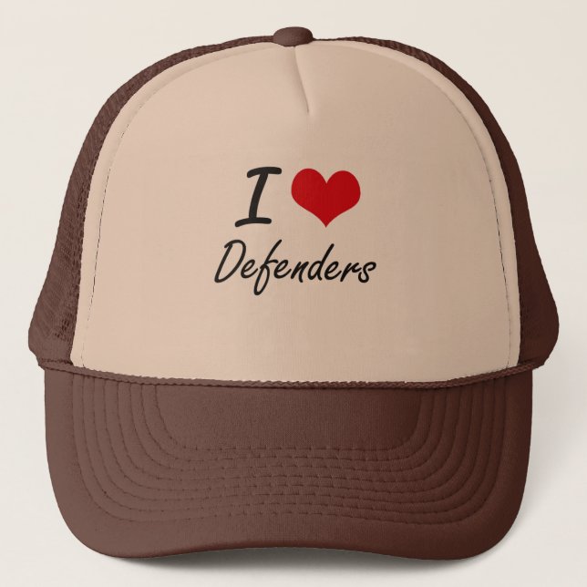 Boné Eu amo defensores (Frente)