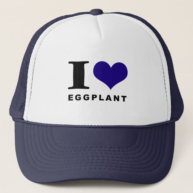 Boné Eu amo EggPlant (Frente)