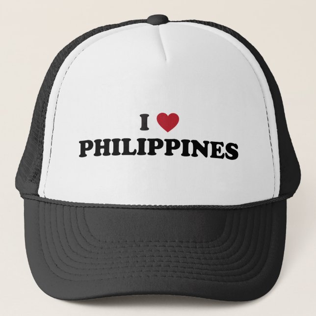 Boné Eu amo Filipinas (Frente)