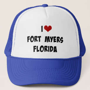 Boné Eu amo Fort Myers, Flórida
