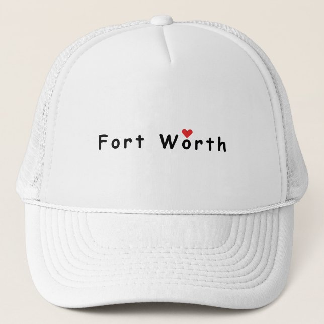 Boné Eu amo Fort Worth (Frente)