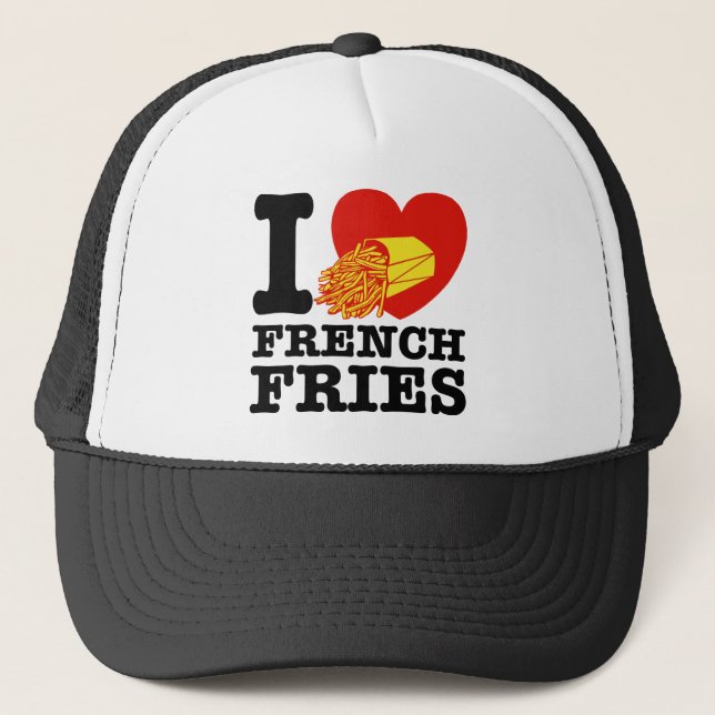 Boné Eu Amo Fries Franceses (Frente)