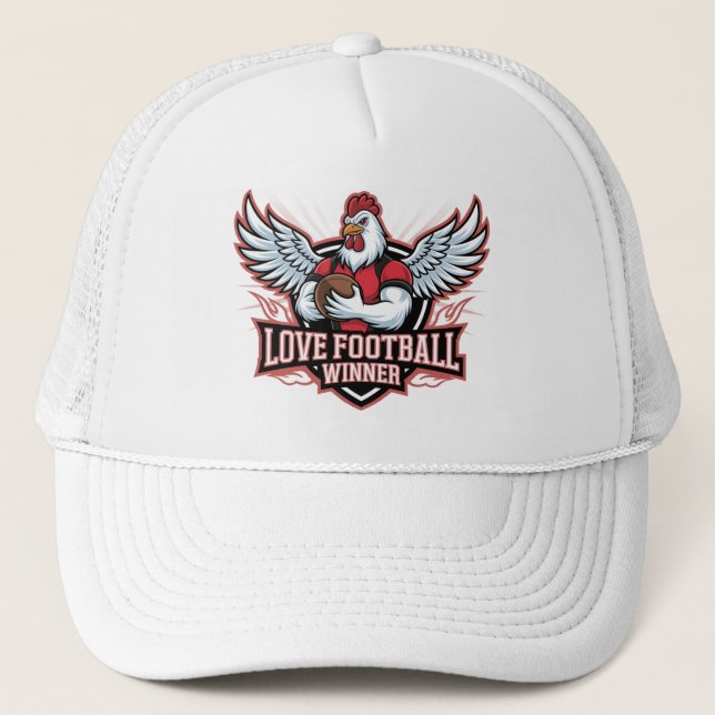 Boné Eu amo futebol  (Frente)