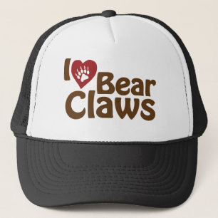 Boné eu amo garras de urso