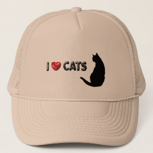 Boné Eu amo gatos