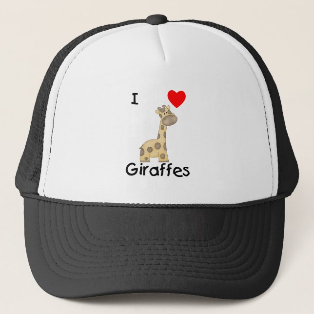 Boné Eu amo girafas (2) (Frente)