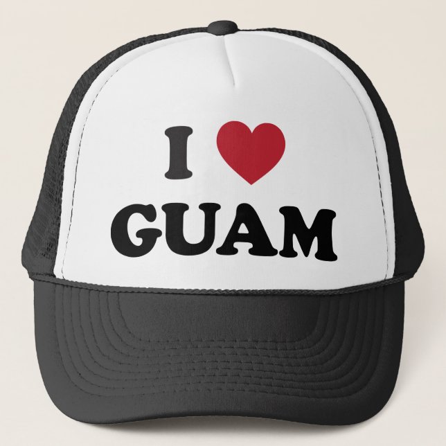 Boné Eu amo Guam (Frente)
