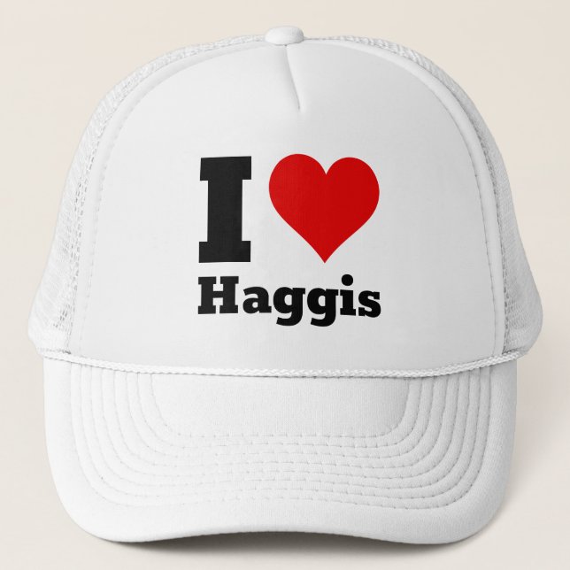 Boné Eu Amo Haggis (Frente)
