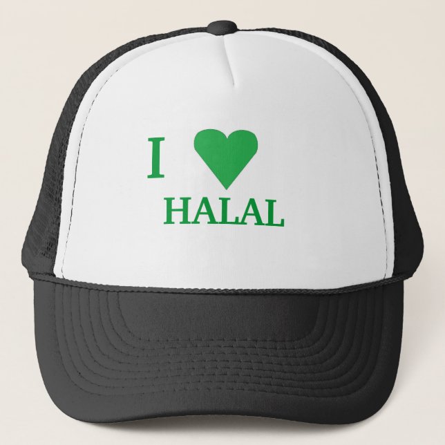 Boné Eu amo HALAL (Frente)