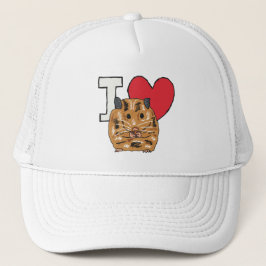 Boné Eu Amo Hamsters