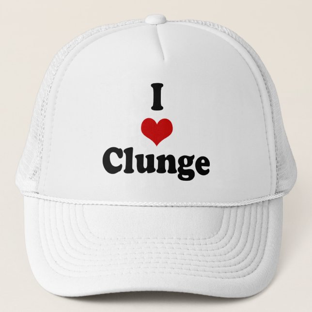 BONÉ EU AMO {HEART} CLUNGE (Frente)
