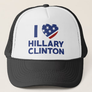 Boné Eu amo Hillary Clinton