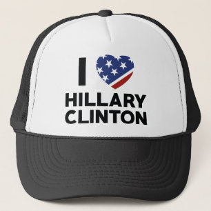 Boné Eu amo Hillary Clinton