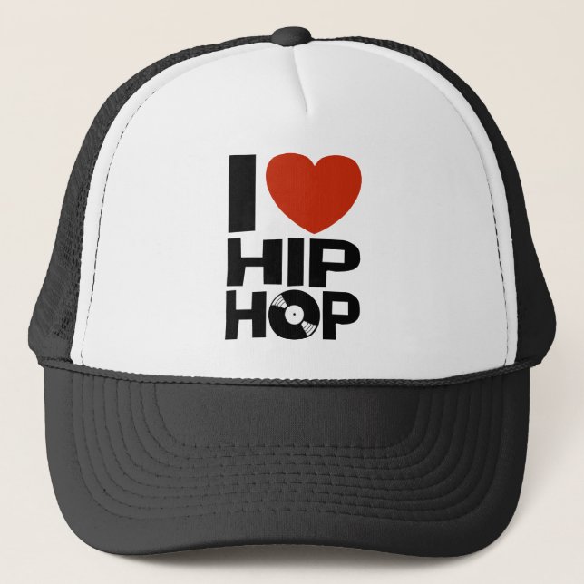 Boné Eu Amo Hip Hop (Frente)