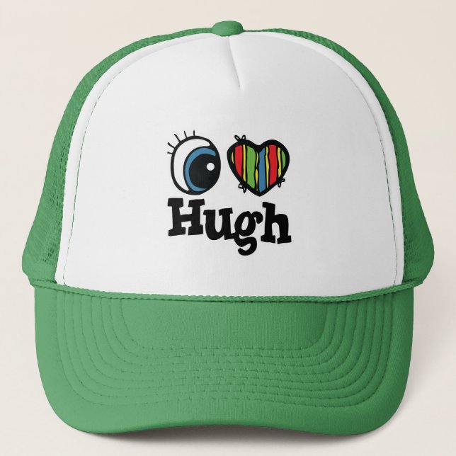 Boné Eu amo Hugh (Frente)