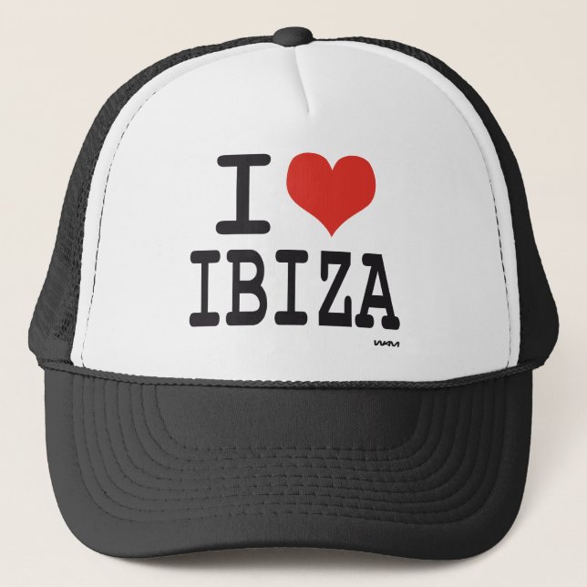 Boné Eu amo Ibiza (Frente)