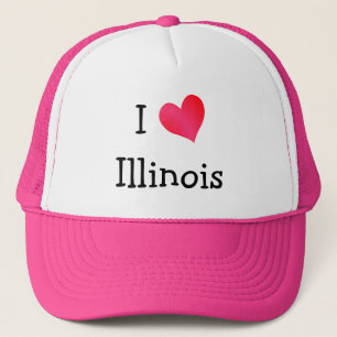 Boné Eu amo Illinois