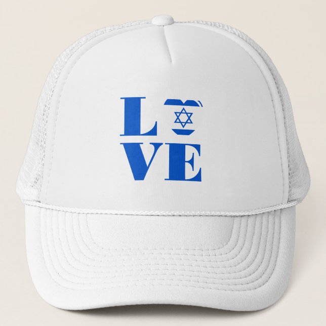 Boné Eu amo Israel (Frente)