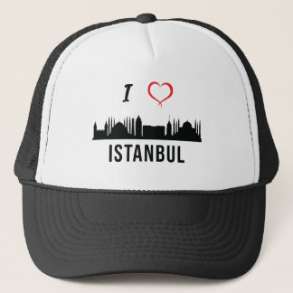 Boné Eu amo Istambul Skyline Curdo Turco Zazaki