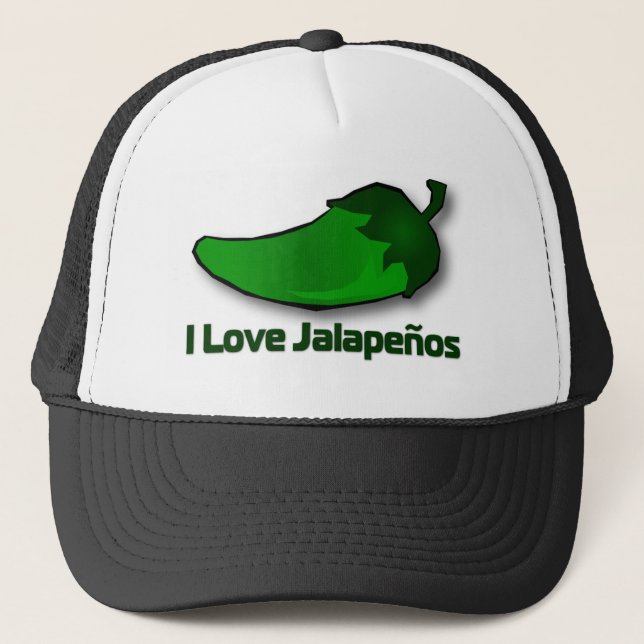 Boné Eu amo Jalapenos (Frente)