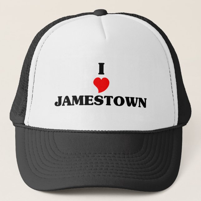 Boné Eu amo Jamestown (Frente)