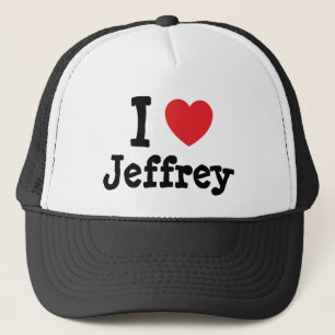 Boné Eu amo Jeffrey Heart T-Shirt