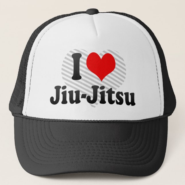 Boné Eu amo Jiu-Jitsu (Frente)
