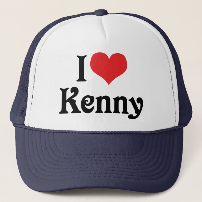 Boné Eu Amo Kenny (Frente)
