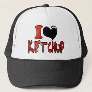 Boné Eu Amo Ketchup