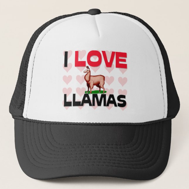 Boné Eu amo lamas (Frente)