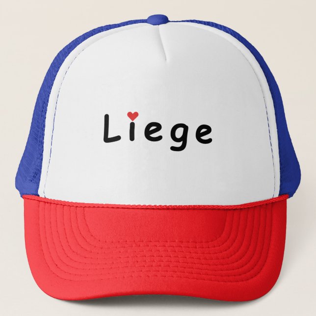 Boné Eu amo Liege (Frente)