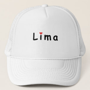Boné Eu amo Lima Peru